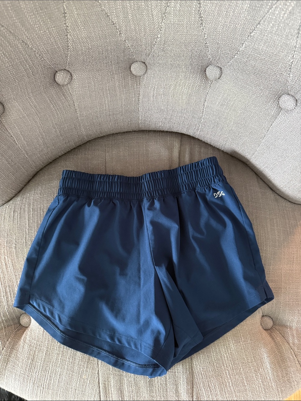 DSG Girls Navy Athletic Shorts - Lightweight Comfort